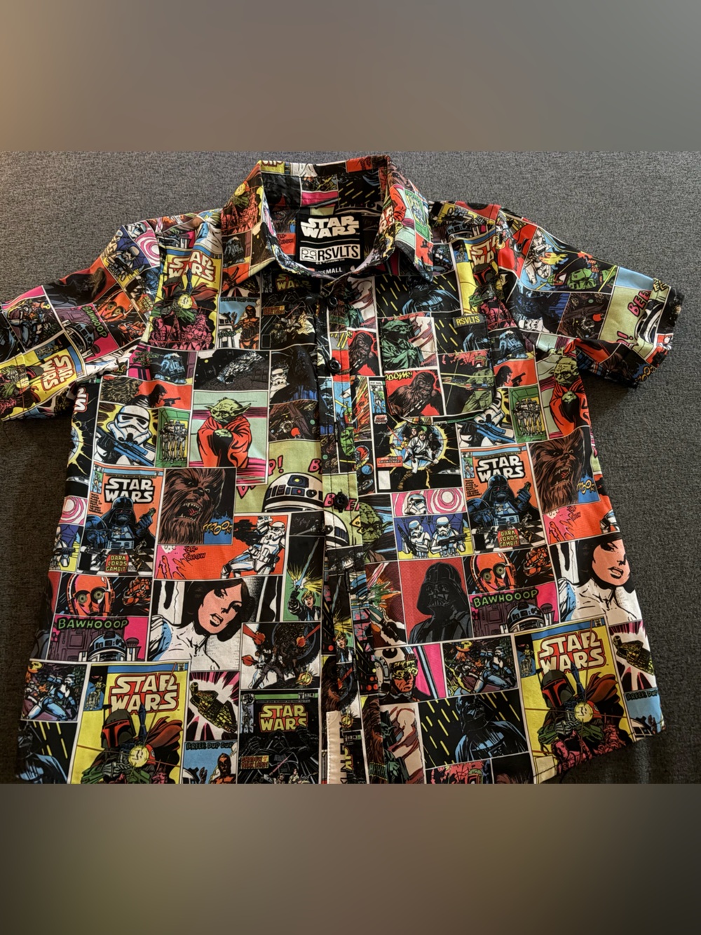 RSVLTS Star Wars Comic to the Dark Side Button Down